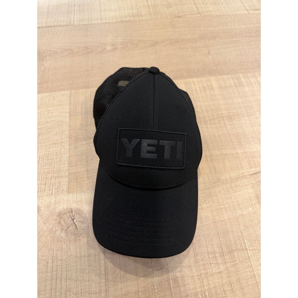 Yeti Black Out Trucker Ball Cap